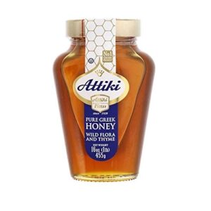Attiki Produced in Greece Greek honey with flora & thyme 455g