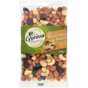 Cypressa Mixed Nuts & Raisins 300g
