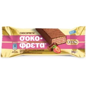Ion Coco Freta milk choclate covered wafer with strawberry 38g