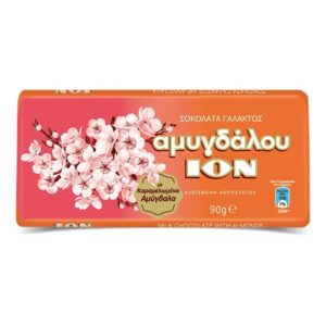 Ion Milk Chocolate with Almonds & Caramilsed almonds 90g