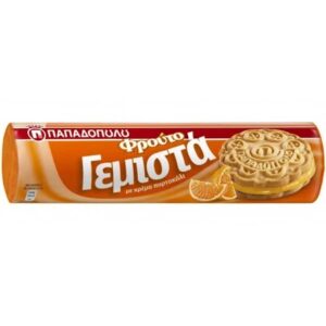 Papadopoulos Biscotello orange sandwich biscuits 200g