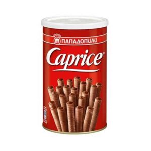Papadopoulos Capprice wafer rolls with Hazelnut & Cocoa /made in Greece 250g