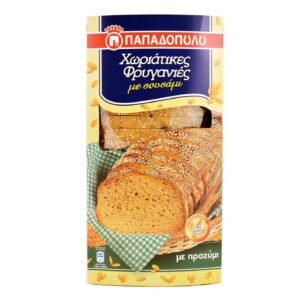 Papadopoulos Toast with Sesame & Sour Dough 240g