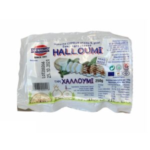 Souroullas Semi Hard Sheep & Goats milk cheese halloumi 250g