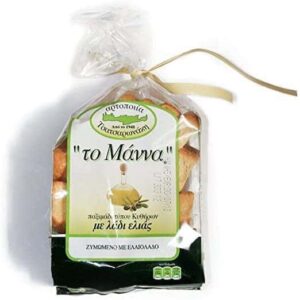 The Manna Small Toast with Olive Oil Made In Greece 500g