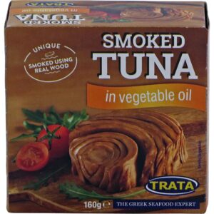 Trata Produced in Greece Smoked tuna in Vegetable oil