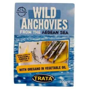 Trata Wild Anchovies with Oregano in vegetable oil 100g